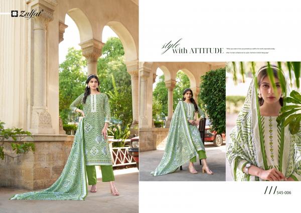 Zulfat Farhana Vol 5 Cotton Printed Dress Material Collection